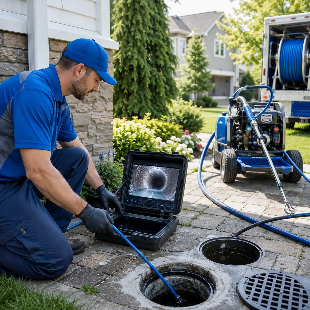 Outdoor drain cleaning professionals serving Iowa City, IA